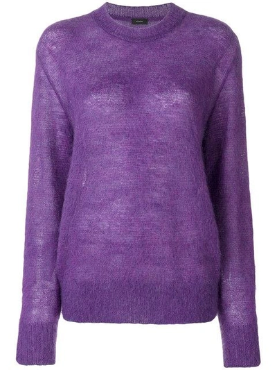 Joseph Mohair Knit In Purple