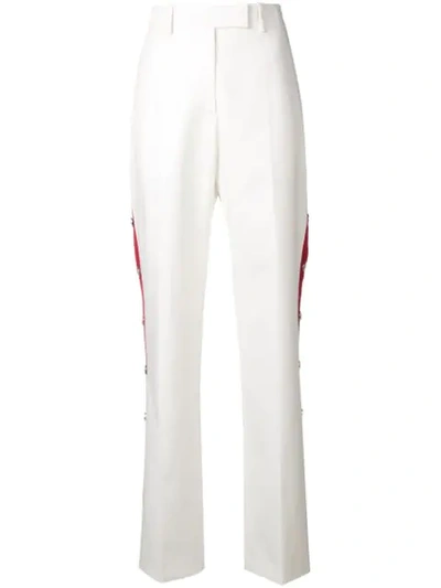 Calvin Klein 205w39nyc Side Stripe Trousers In White