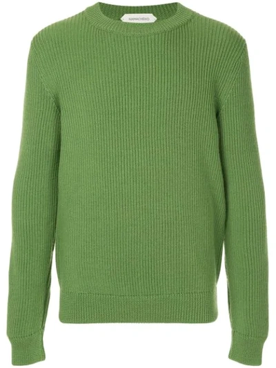 Namacheko Ribbed Knit Sweater In Green