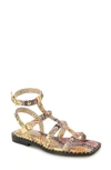 Kenneth Cole Ruby Studded Sandal In Pink Multi Snake