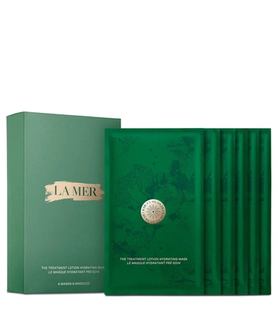 La Mer The Treatment Lotion Hydrating Mask Set Of 6 In Green