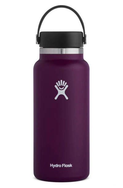 Hydro Flask 32-ounce Wide Mouth Cap Water Bottle In Eggplant
