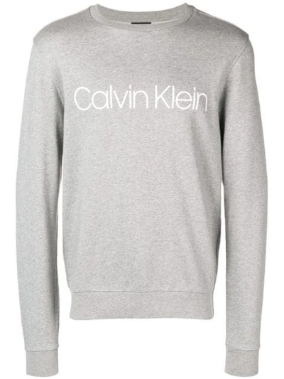 Calvin Klein Jeans Est.1978 Sweatshirt Mit Logo-print In Grey