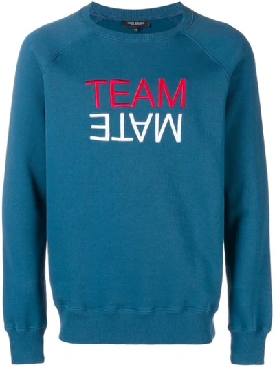 Ron Dorff Team Mate Sweatshirt In Blue