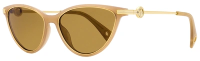 Lanvin Women's Cat Eye Sunglasses Lnv607s 290 Nude/gold 57mm In Multi