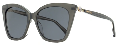 Jimmy Choo Women's Cat Eye Sunglasses Rua /g Mf7ir Pearled Gray 56mm In Multi