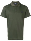 Paul & Shark Logo Patch Polo Shirt In Green