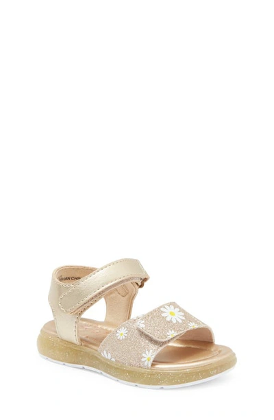 Blowfish Footwear Kids' Marloon Sandal In Daisy Glitter/ Soft Gold