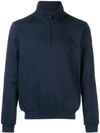 Paul & Shark Zipped Neck Sweatshirt - Blue