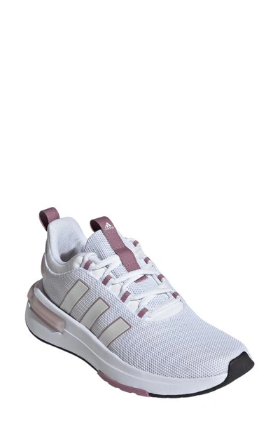 Adidas Originals Racer Tr23 Sneaker In White/ Zero Met./ Orchid