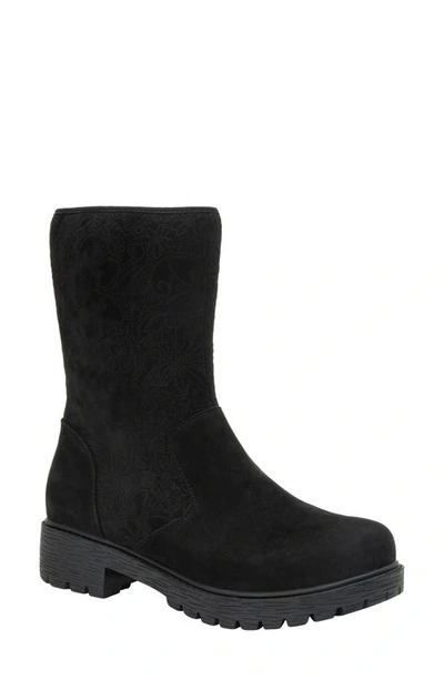 Alegria By Pg Lite Chalet Lug Sole Bootie In Black