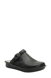 Alegria By Pg Lite Bryn Swivel Strap Clog In Raven