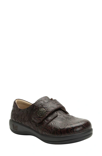 Alegria By Pg Lite Single Strap Slip-on In Espresso Gale