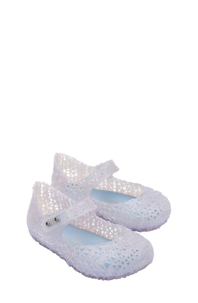 Melissa Kids' Mini  Campana Mary Jane In Pearly Blue