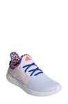 Adidas Originals Cloadfoam Pure Running Shoe In Blue/orange/ Ftwr White