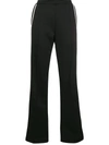 Moncler High Waisted Track Pants In Black