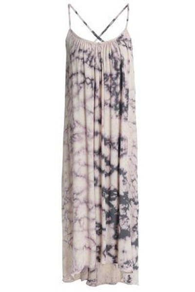 Kain Woman Tulum Cold-shoulder Cady Dress Lilac