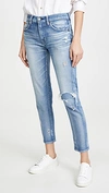 Moussy Vintage Lenwood Mid-rise Cropped Skinny Jeans In Light Blue