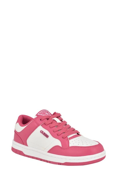 Guess Rubinn Sneaker In Medium Pink