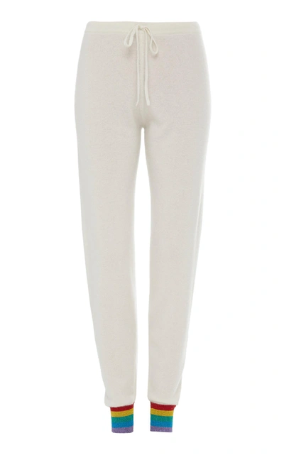 Madeleine Thompson Pieve Cashmere Track Pant In White