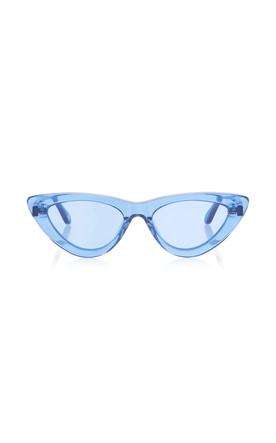 Chimi M'o Exclusive See Through Sunglasses In Blue