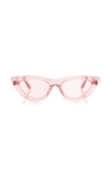 Chimi M'o Exclusive 006 See Through Sunglasses In Pink