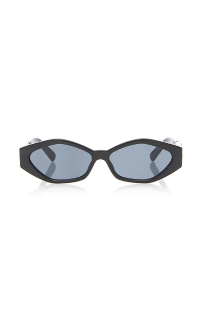 Jordan Askill X Le Specs Luxe Petit Panthère Sunglasses In Black