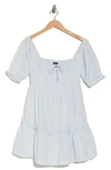 Roxy X Chloe Kim Venice Daydream Cotton Dress In Halogen Blue