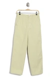 Obey Brighton Crop Carpenter Pants In Cucumber