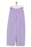 Obey Donna Big Corduroy Pants In Purple Rose