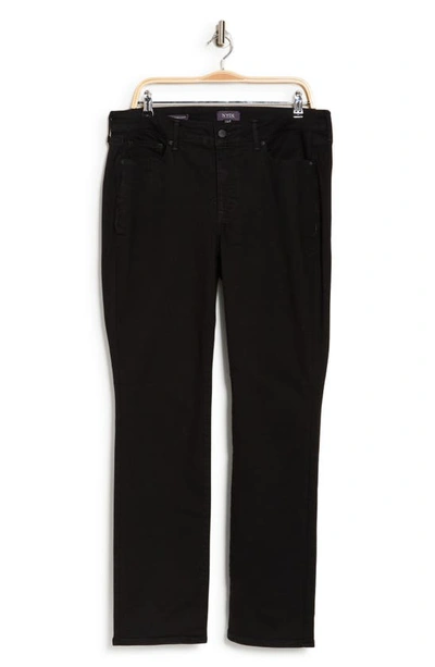 Nydj Marilyn Straight Leg Jeans In Black