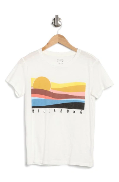 Billabong Pipe Dream Graphic T-shirt In Salt Crystal
