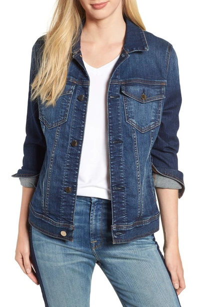 Jen7 By 7 For All Mankind By 7 For All Mankind Classic Denim Jacket In Blue