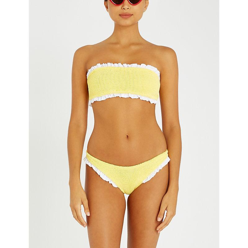 hunza g tracey frill bikini