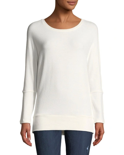 Cupcakes And Cashmere Ivery Crewneck Long-sleeve Sweatshirt In Ivory