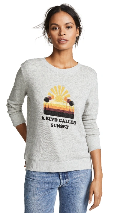 Le Superbe Bay St. Graphic Pullover Sweatshirt In Sunset Blvd