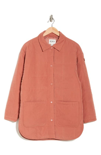 Roxy Next Up Button-up Jacket In Orange