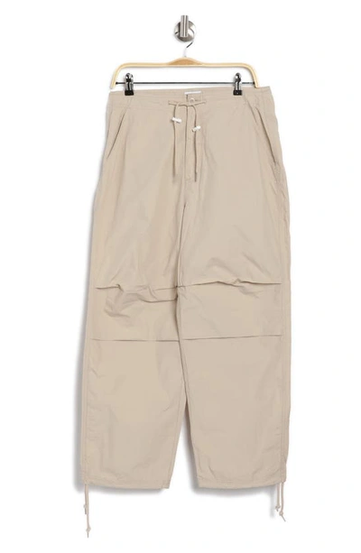 Obey Mina Parachute Pants In Silver Grey
