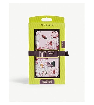 Ted Baker Loltia Iphone 8 Mirror Case In Light Pink