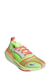 Adidas By Stella Mccartney Ultraboost 23 Running Shoe In Signal Green/orange/turbo