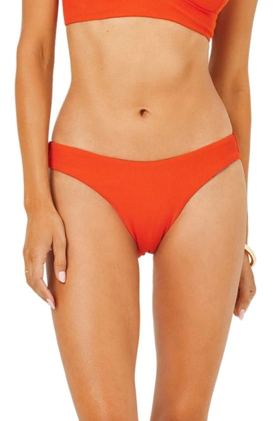 L*space Rocky Classic Bikini Bottoms In Orange