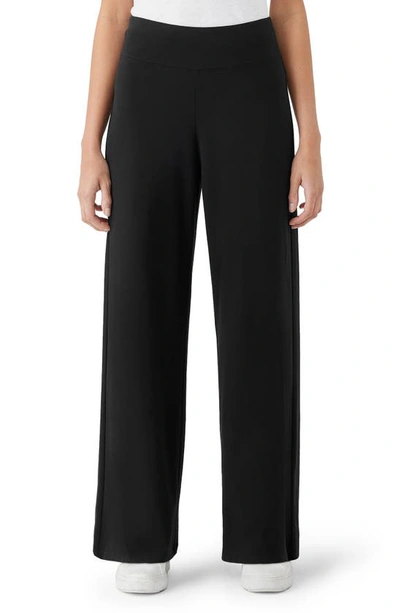 Eileen Fisher Wide Leg Pants In Black