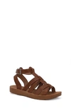 Yoki Kids' Brynn Gladiator Sandal In Cognac