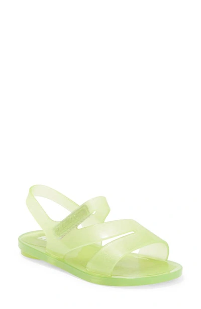 Melissa Kids' Mini The Real Jelly Paris Sandal In Green