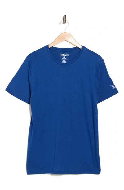 Hurley Crewneck Lounge T-shirt In Bright Blue