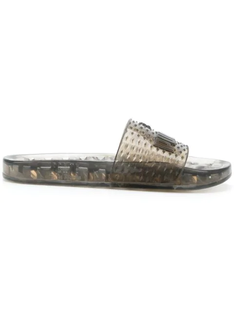 transparent puma slides