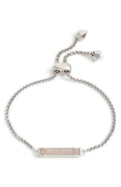 Kendra Scott Stan Bracelet In Rose/ Silver
