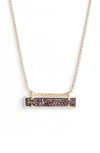 Kendra Scott Leanor Pendant Necklace In Multi/ Gold