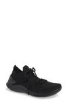 Nike Free Tr Flyknit 3 Training Shoe In Black/ Black/ Black