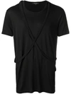 Unconditional Cross Strap T-shirt - Black